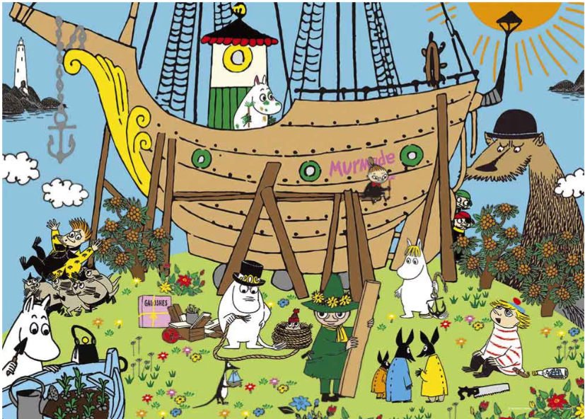 Moomin Going To The Beach