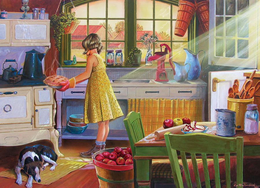 Appel pie kitchen